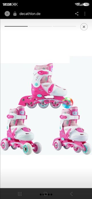 Role 3 in 1 reglabile marime 31-34, maxim 60kg