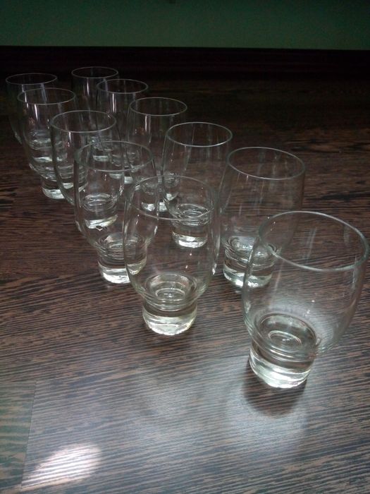 Комплект високи кристални ръчно гравирани чаши за шампанско/ за уиски