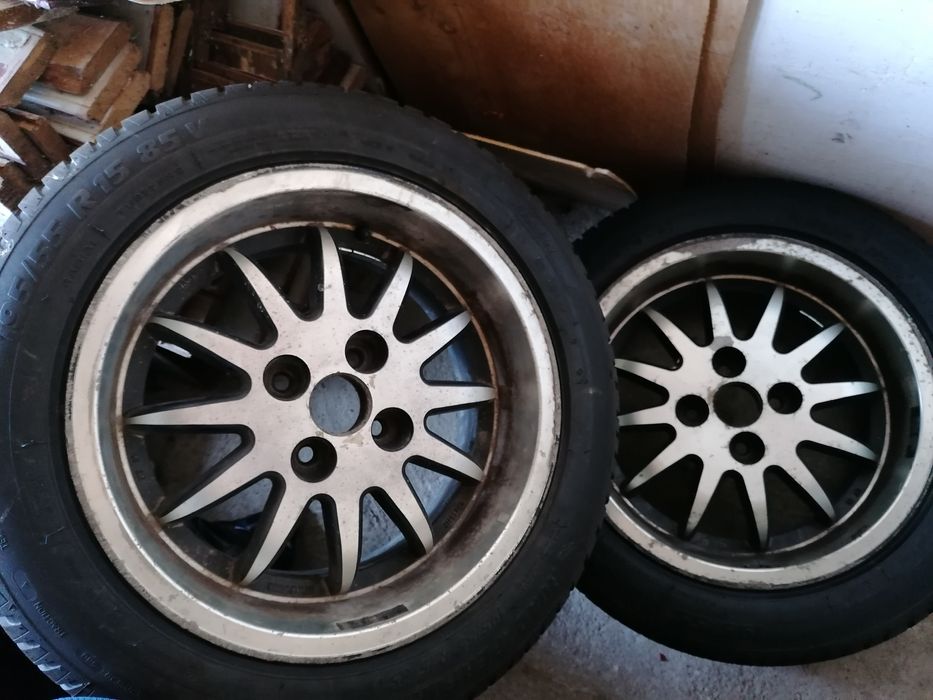 Джанти 15 4х100 със нови гуми