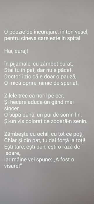 Compun poezii personalizate