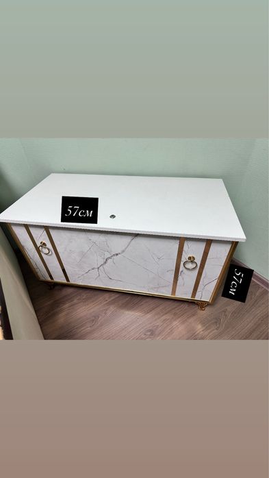 Спальный диван с матрасом , 2 шт сандык,