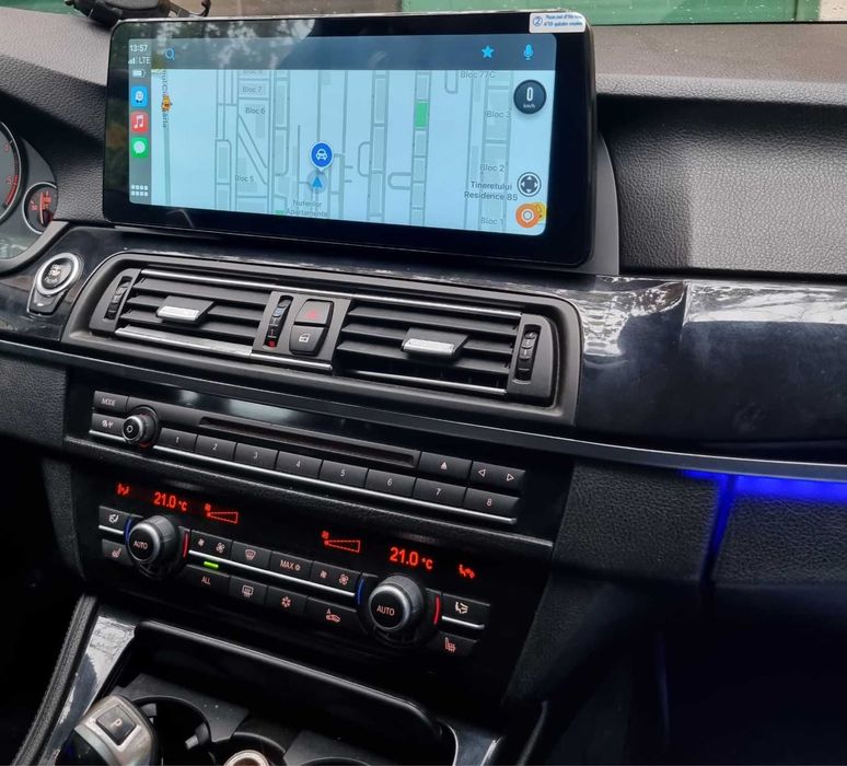 Navigatie Android CarPlay BMW seria 5 F10, GT 2010-2017
