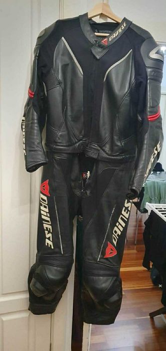 Кожен мото екип DAINESE, 56 размер