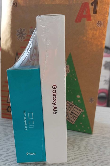 телефон SAMSUNG Galaxy A16   с  Подарък безжични слушалки