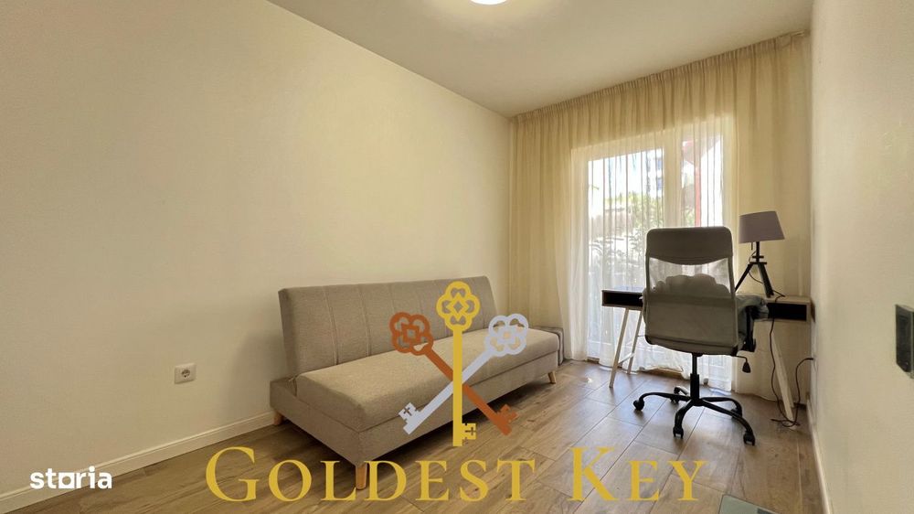 Apartament la cheie! 3 camere, balcon si gradina! Baciu