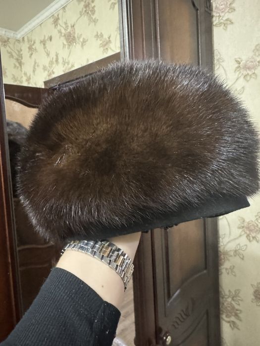 Норковый берет( шапка)