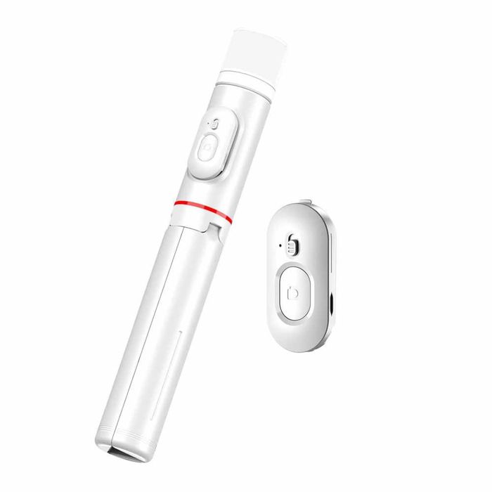 Селфи стик HSU Q12s – LED светлина Трипод и Bluetooth дистанционно