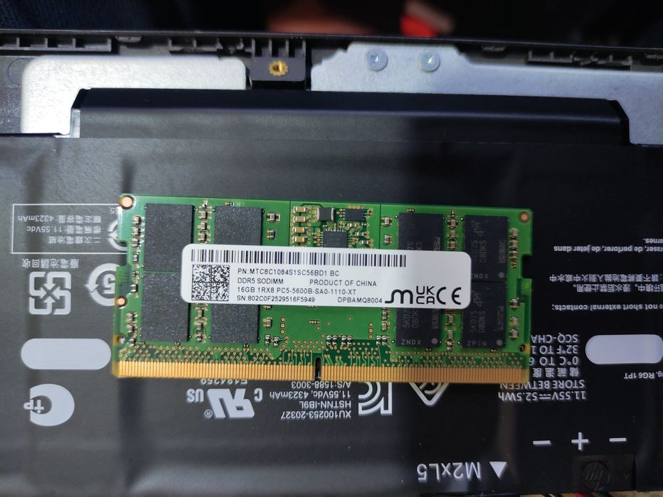 Sodimm Ddr5 16gb/8gb/Operativka noutbuk uchun