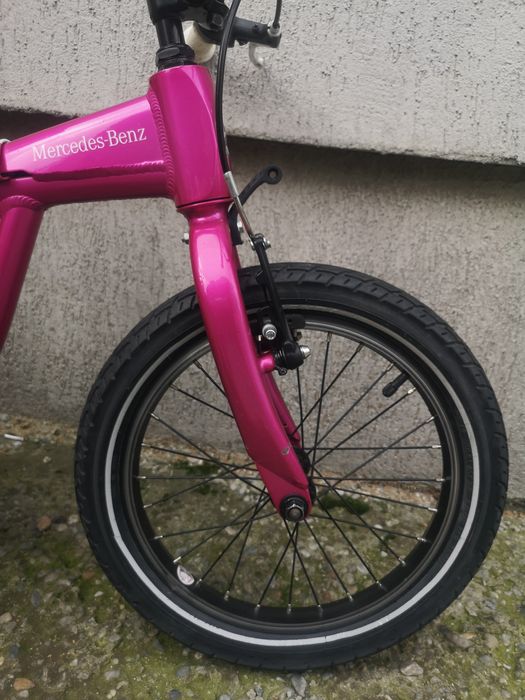 Bicicleta copii Mercedes Benz 16 zoll, 2 in 1, aluminiu, 3 ani+