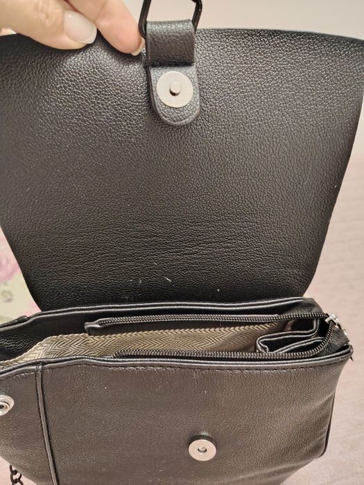 Ghiozdan dama Verde maslina si ghiozdan negru