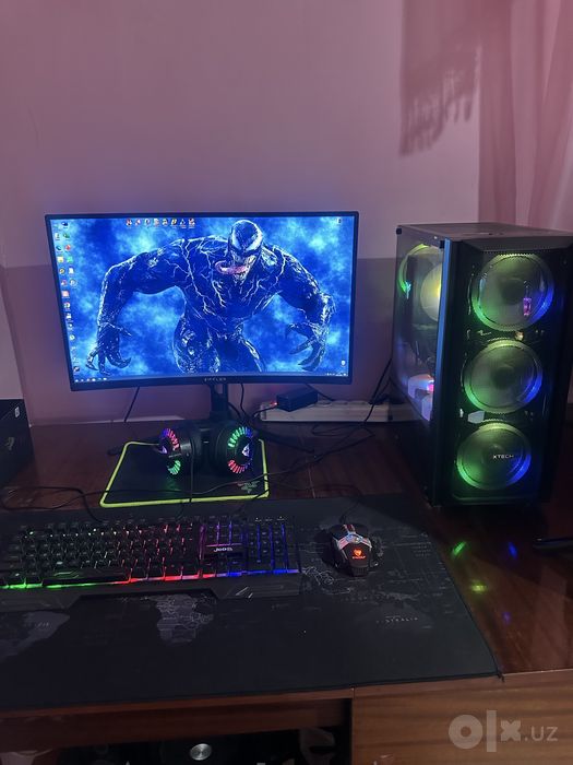 Игровой компьютер i5-10400 GTX 1660 + монитор 27”