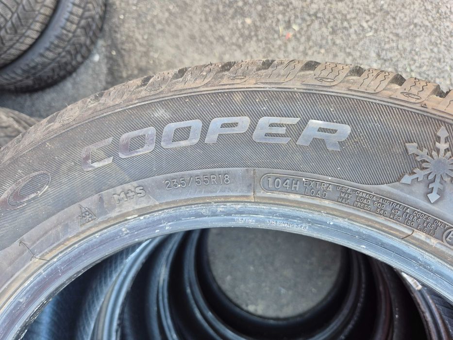 4 Anvelope M+S - 235/55/18 - COOPER - CA UNELE NOI - DOT 2020 !