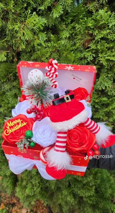 Buchete de trandafiri din satin/sapun