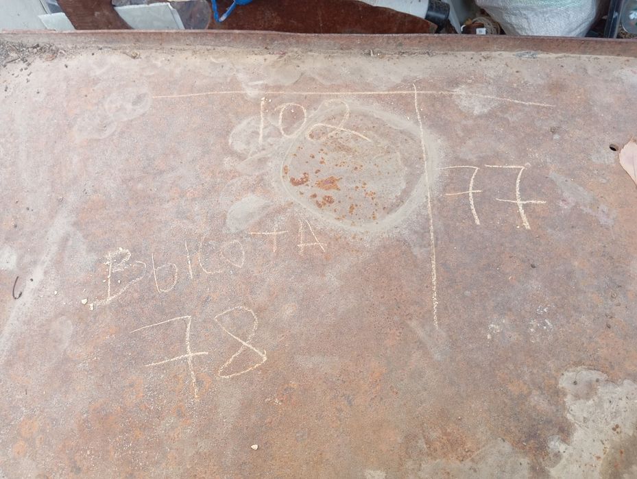 Верстак с тестами металлический