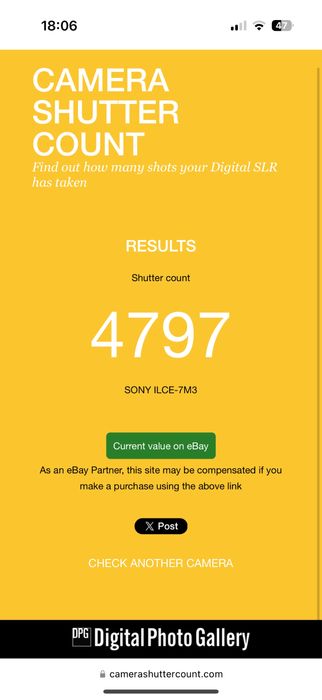 Kit Sony A7 iii, full-frame mirrorless, 4797 cadre, ca NOU, foto-video