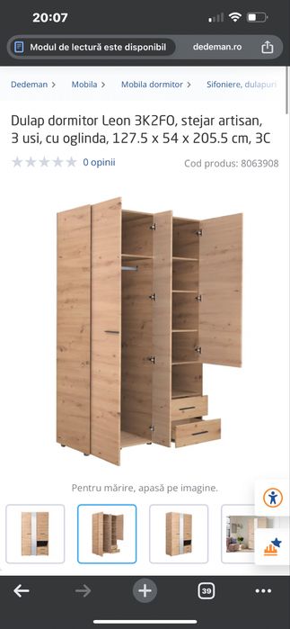 Pat extensibil si dulap