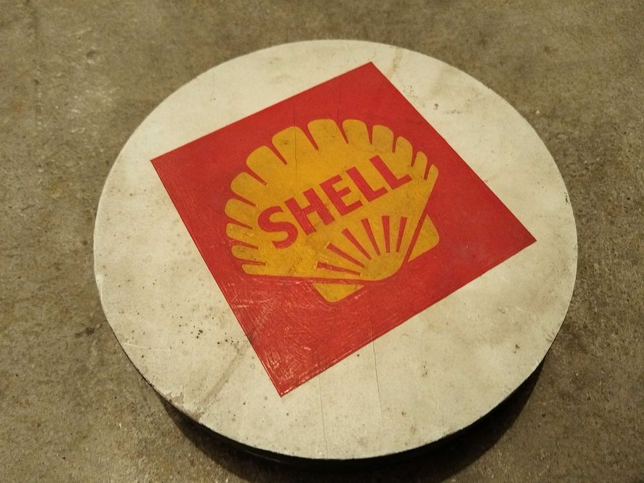 Ретро реклама Shell Стара гарафа Порцеланова фигура