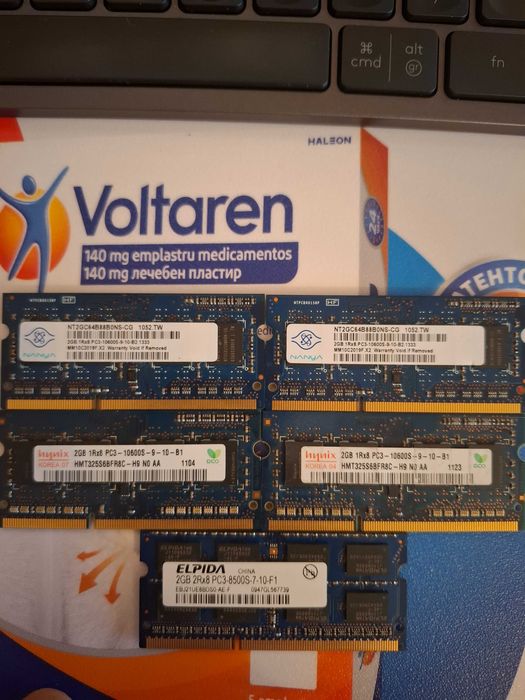 Лот памети за лаптопи и настолни компютри DDR3 | DDR4 | SO-DIMM DDR3