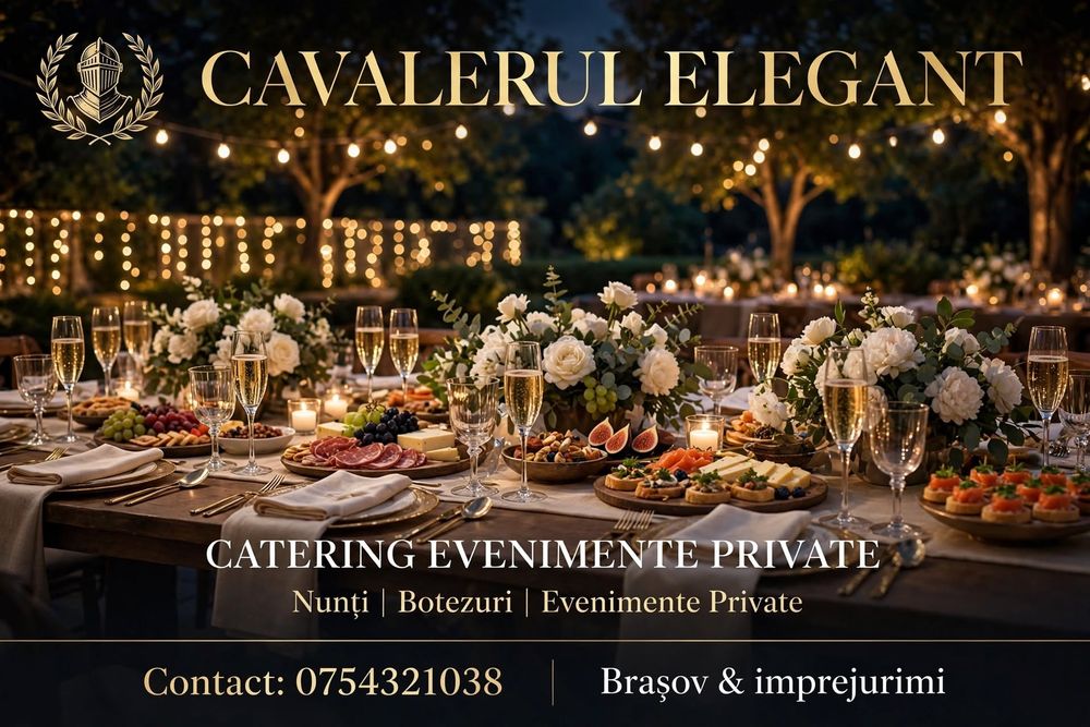 Catering evenimente private la domiciliu