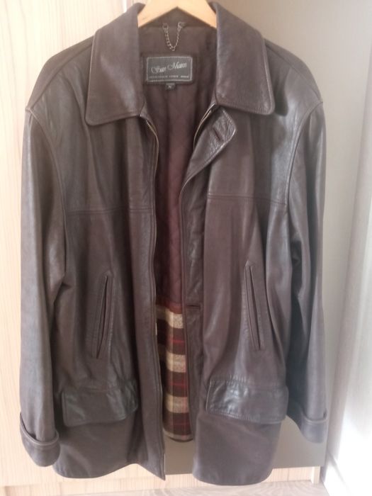 Кожаная куртка мужская