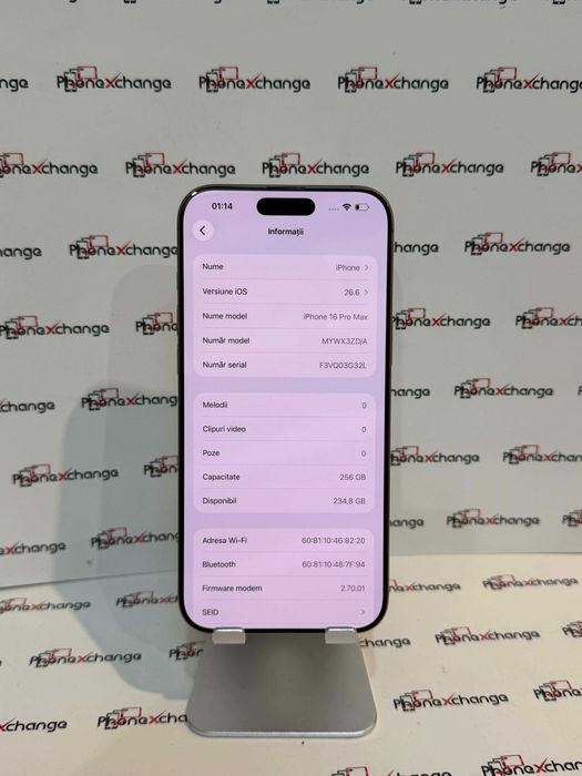 iPhone 16 Pro Max Desert 256GB Neverlocked 52400
