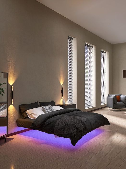 Кровать парящая на заказ