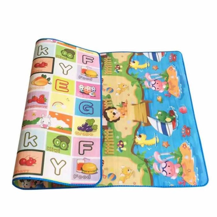 Двулицево топлоизолиращо детско килимче и магическа водна подложка