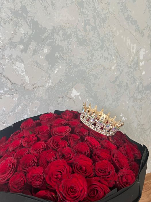 101 роза свежый цветы