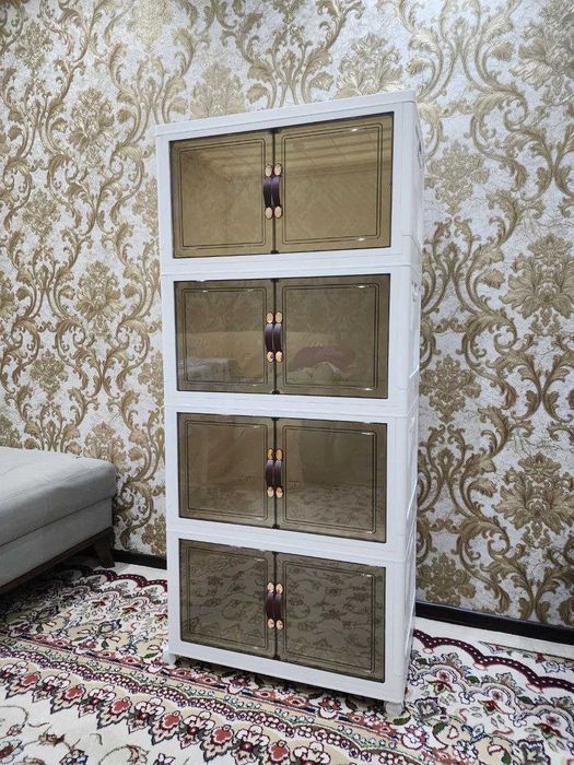 Шкаф-стеллаж модульный шкаф на колесах shkaf этажерка для вещей