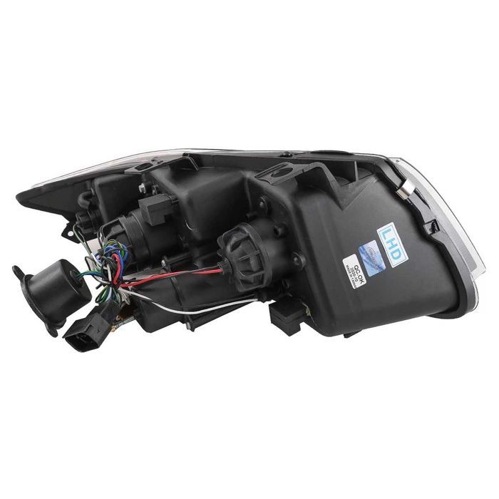 Faruri BMW Seria 3 Limousine E90 Touring E91 (03.2005-08.2008) 3D LED Angel Eyes  Negru