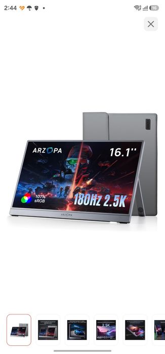 Монитор 16.1" Arzopa Z3FC серый