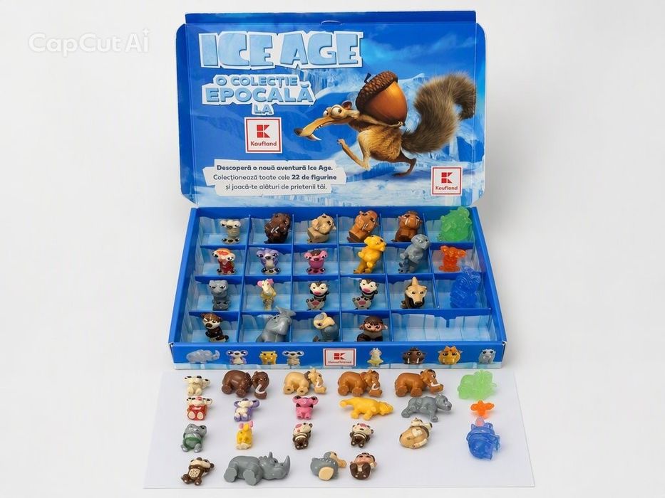 Seturi Ice Age, strumfi, banunti Minioni, boxa Zoo