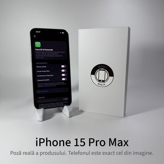 ispotmobile.ro iPhone 15 Pro Max 256GB Garanție 2 ani