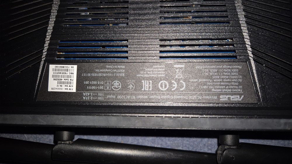 Router ASUS RT-AC3200, Tri-Band, AC 3200, 600 + 1300 + 1300 M