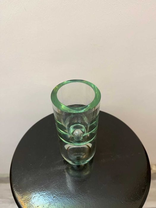 Piesa cristal Aseda Glasbruk, dizainer Bo Borgstrom bielouri bibelou