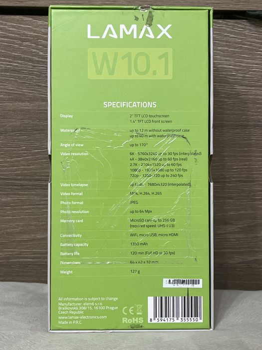 Lamax w10.1 action camera