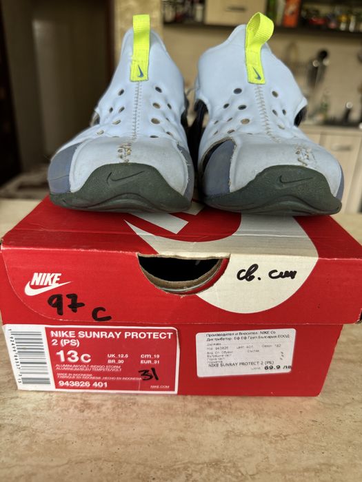 Сандали nike 31 номер