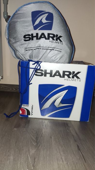 Каска за мотор Shark D-Skwal 2 Atraxx черно/лилаво размер XS