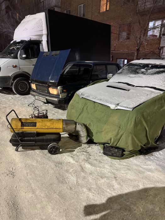 Отогрев авто.