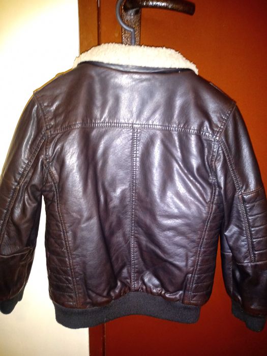 Детско топло кожено яке Palomino