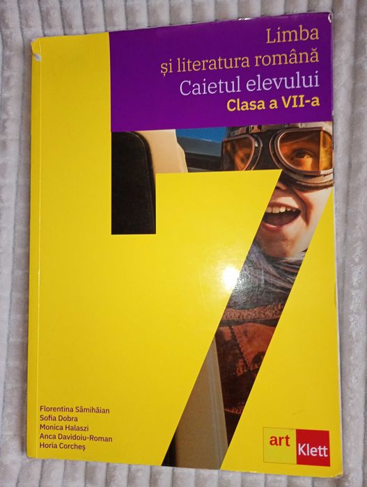 Caietul elevului  Română clasa 7 – puțin folosit
