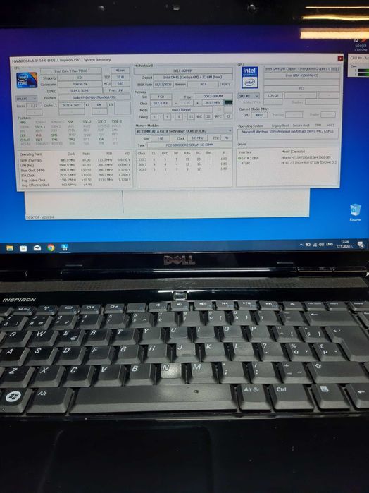 Употребяван лаптоп DELL Inspiron 1545 в добро техническо състояние