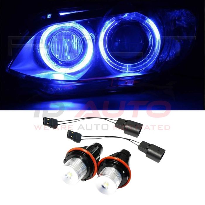 LED крушки Angel Eyes сини за BMW – с канбуси , бмв ангелски очи