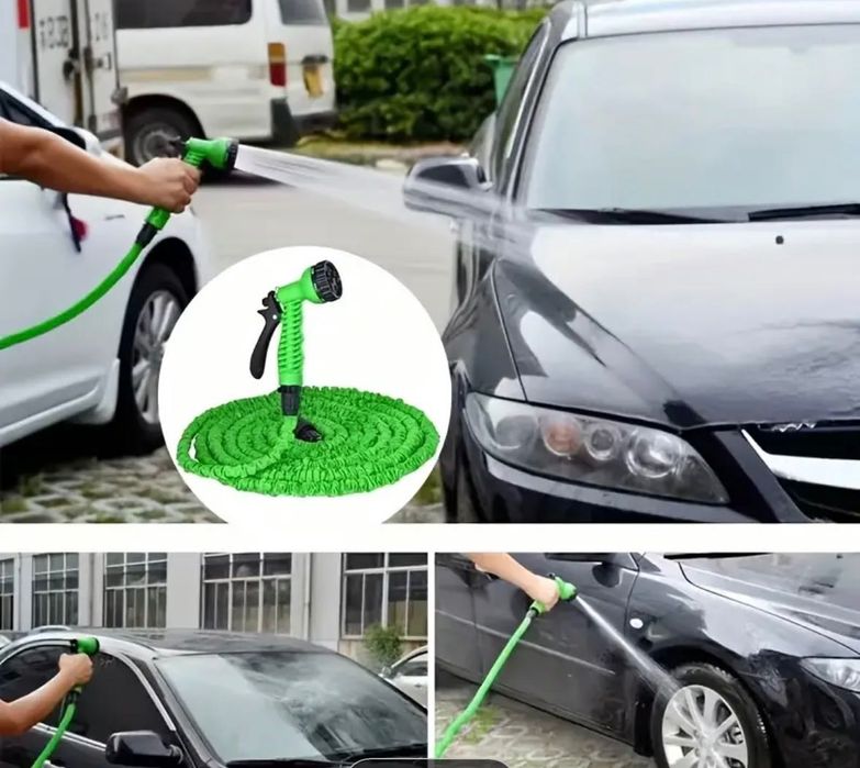 Градински разширяем маркуч 30 метра с 7 опции на впръскване