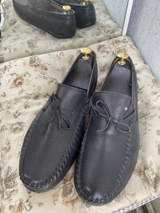 Продам кожаные мокасы .