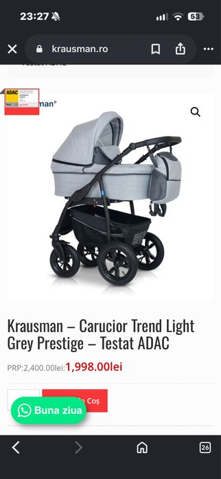 Carucior Krausman 3 in 1