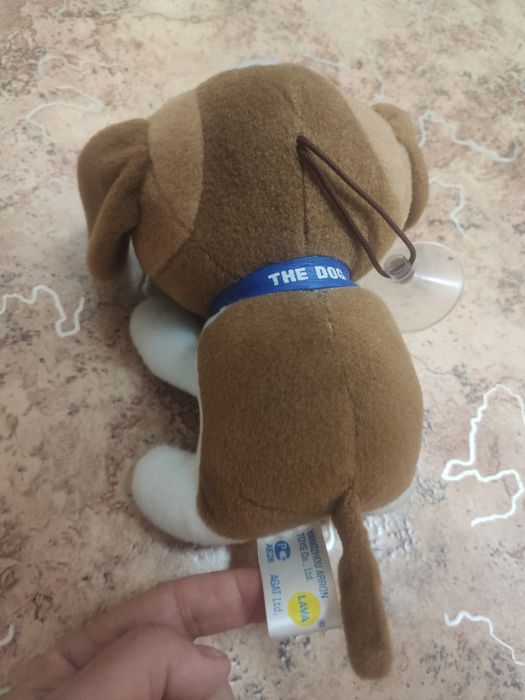 Мягкая игрушка собачка на подвеске