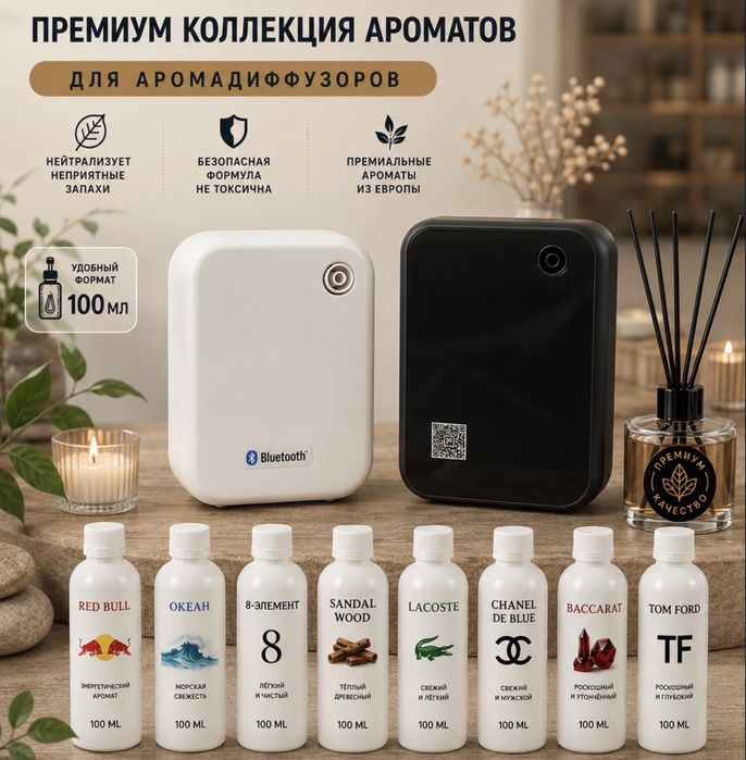 Аромадиффузор Арома Диффузор Diffucer Ароматизатор освежитель