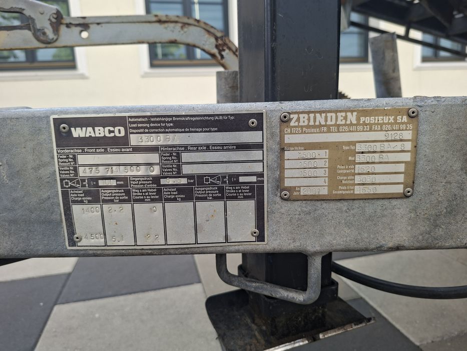 Platforma auto hidraulica 4650kg
