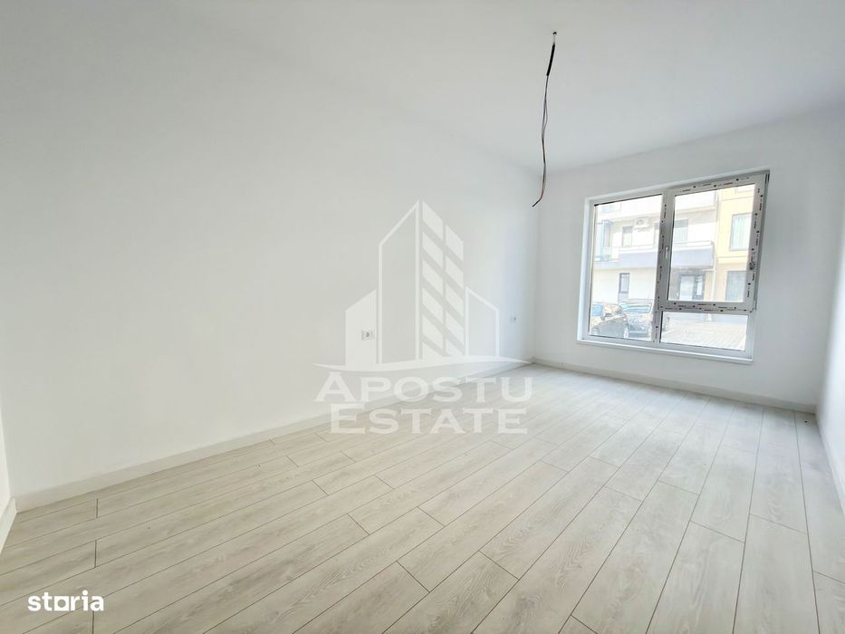 Apartament cu 2 camere 54 mp utili la parter finalizat la asfalt Giroc